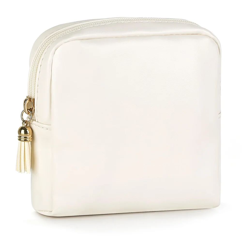 Period Pad Pouch, Beige