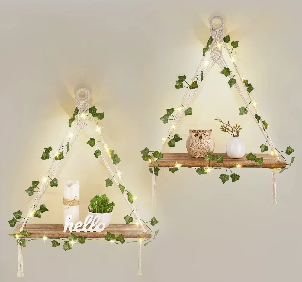 Macrame Wall, 2-pack, Ivory