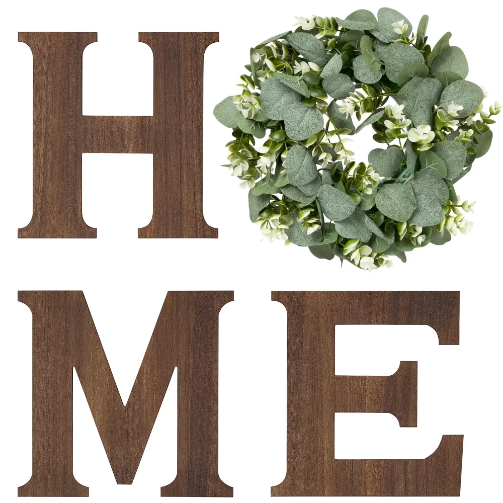 Home Sign Wall Decor, Brown