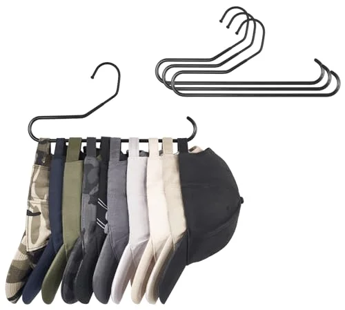 Hat Organizer, 4-pack, Black