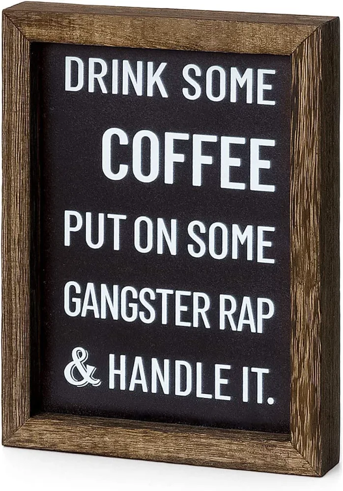 Coffee Bar Sign, Black