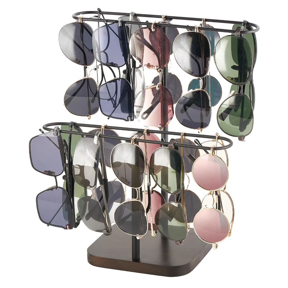 Sunglass Holder, 2 tiers, Black
