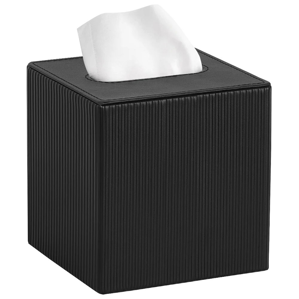 Tissue Box Cover, Black