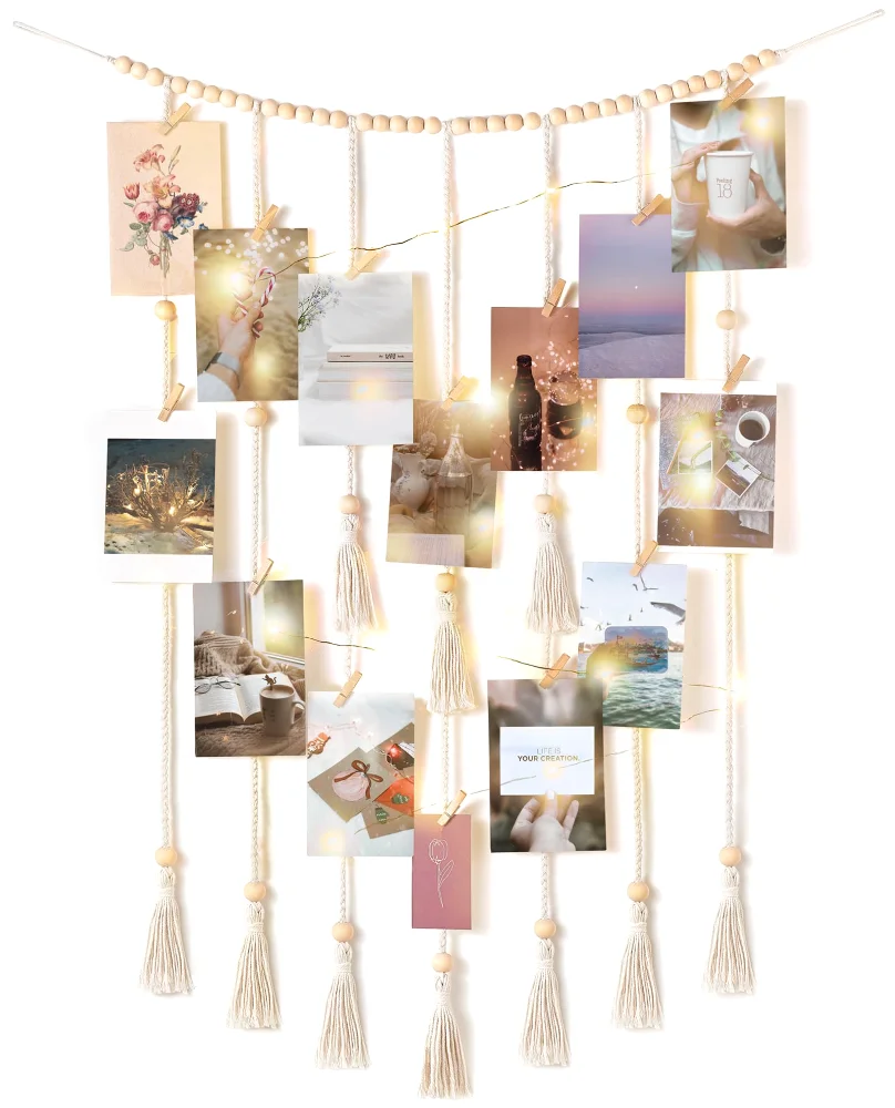 Hanging Photo Display, Beige