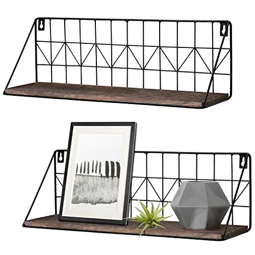 Floating Shelf, 2-pack, Brown