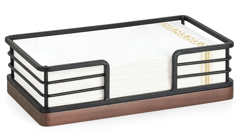 Bathroom Napkins Holder, Brown