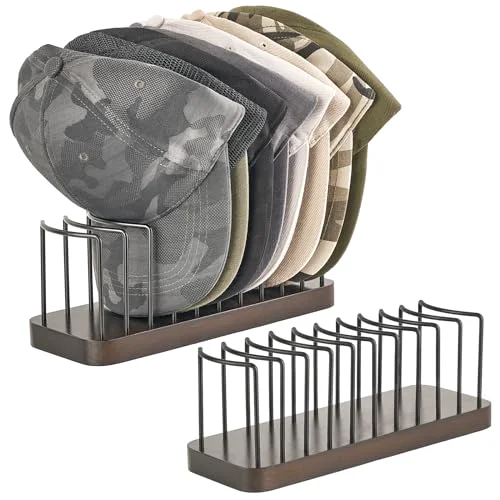 Hat Storage Organizer Stand Holder, 2-pack, Black
