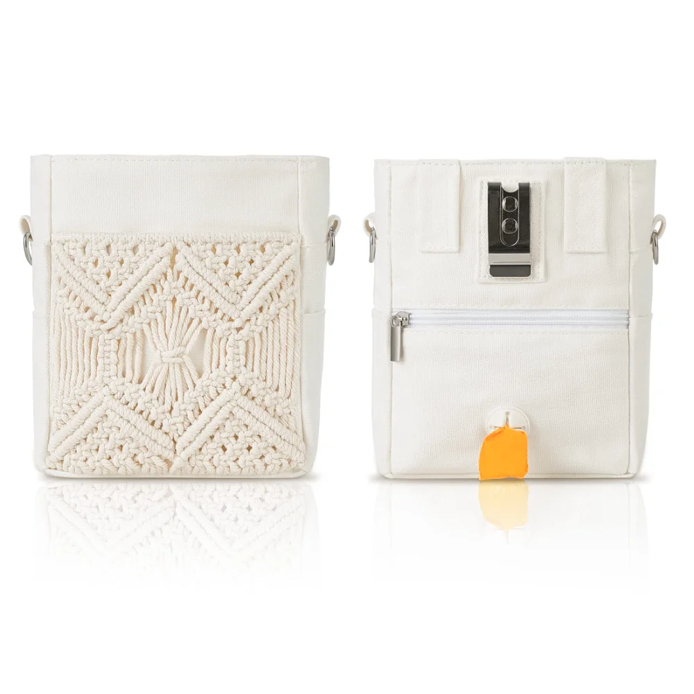 Dog Treat Pouch, Ivory