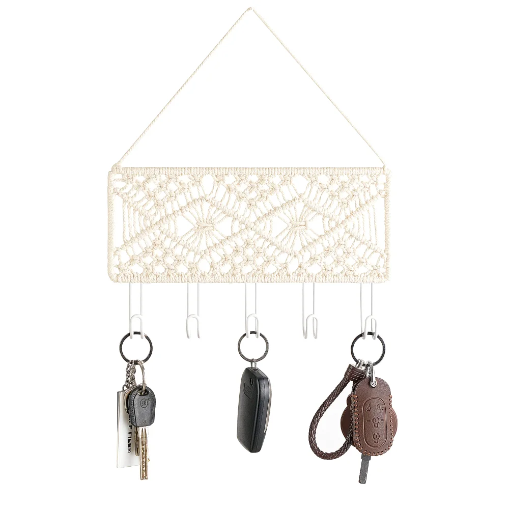 Key Holder, 5 hooks, Silver
