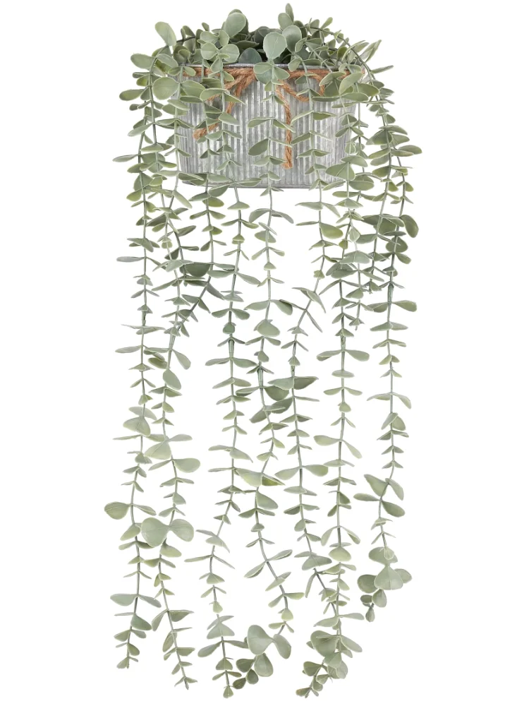 Fake Hanging Plants in, Grey